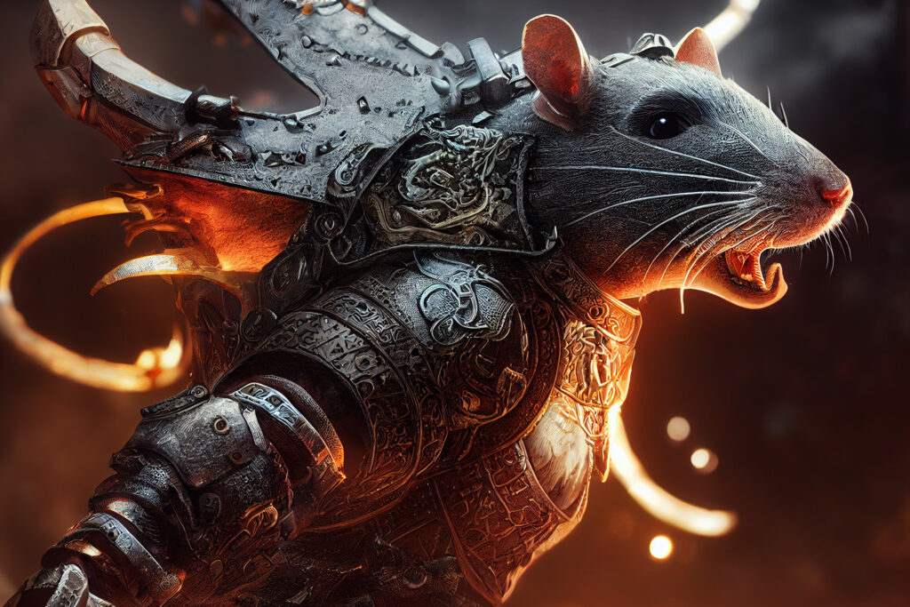 Armored rat warrior © Vadim Kosmowski