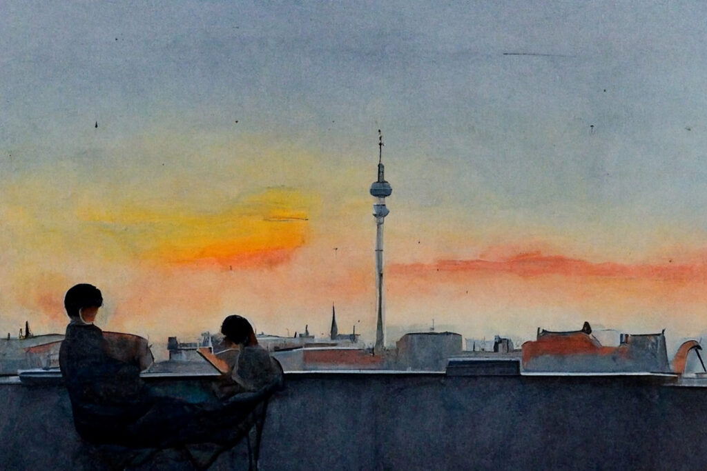Balcony sunset © Vadim Kosmowski