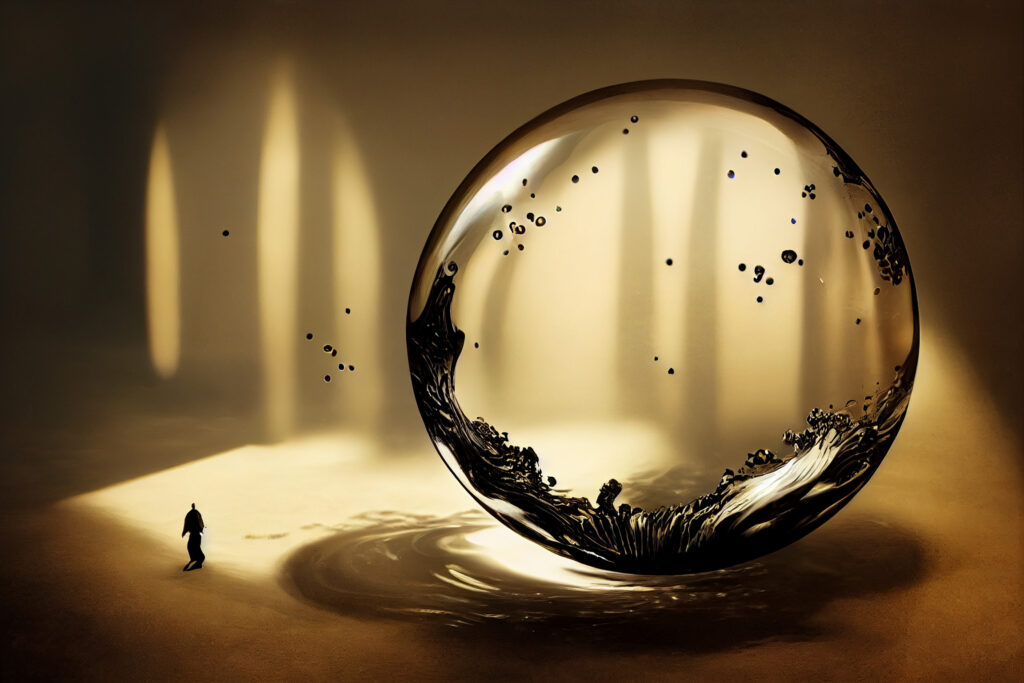 Dark matter sphere © Vadim Kosmowski