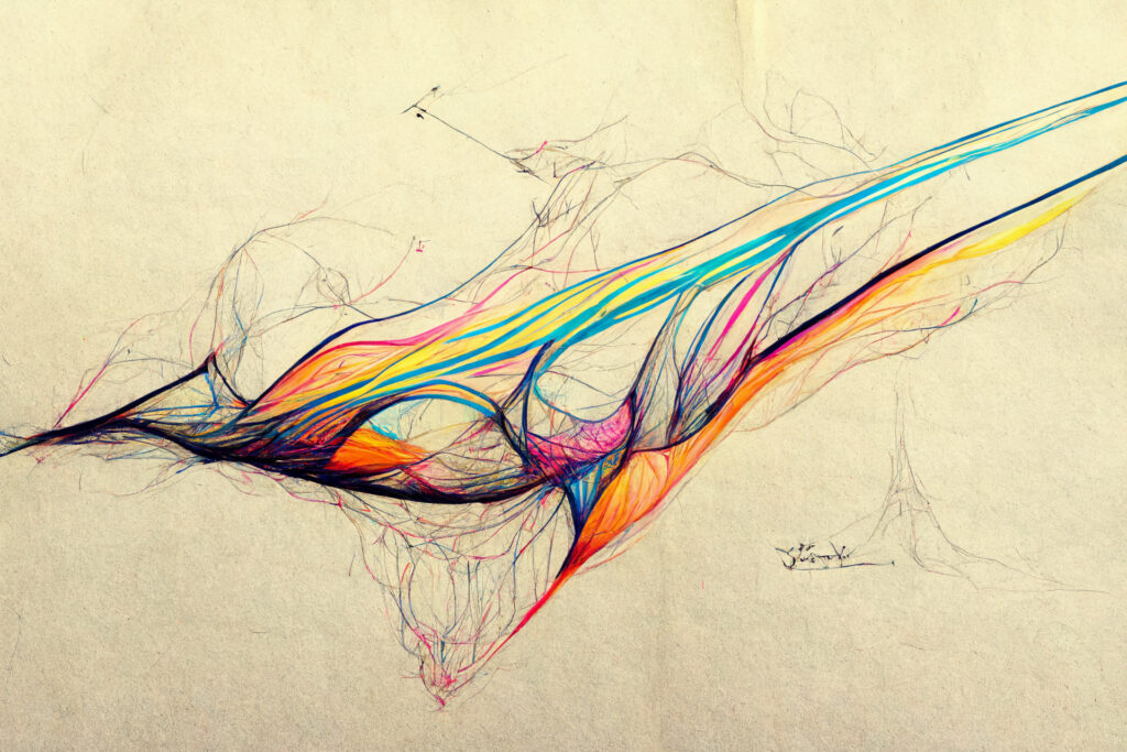 Line art - future of drawing © Vadim Kosmowski