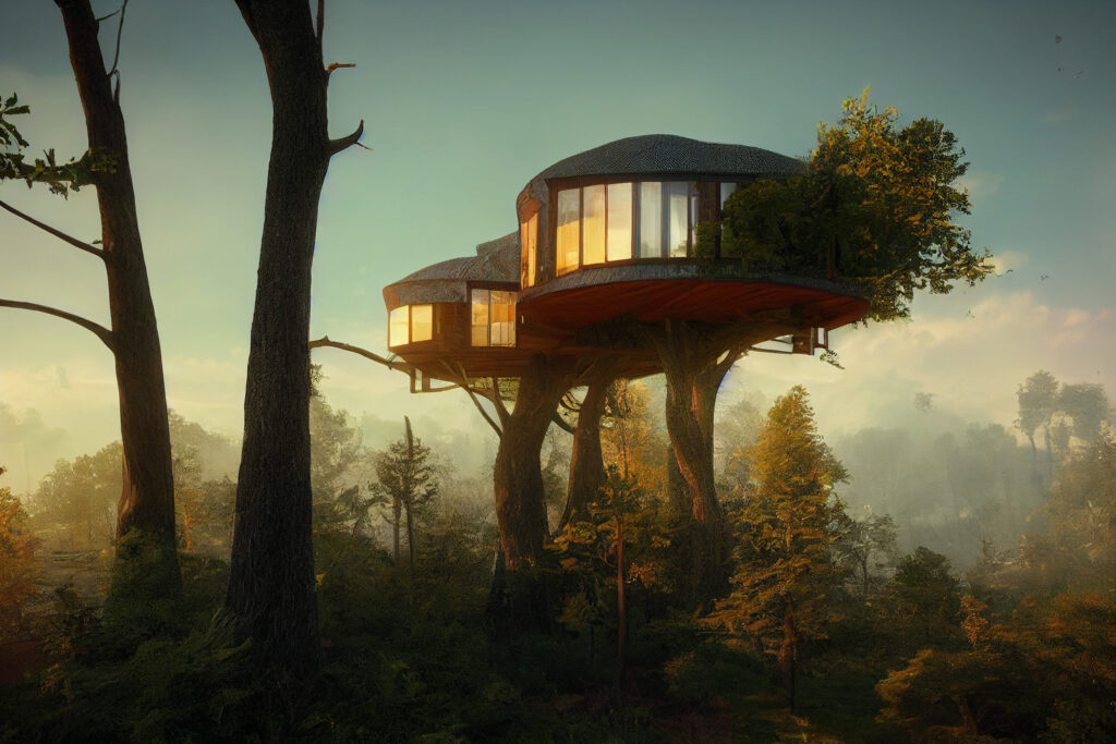 Modern treehouse © Vadim Kosmowski