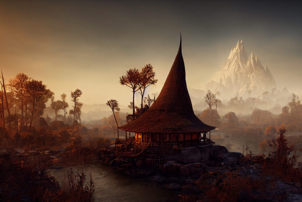 Morrowind cottage © Vadim Kosmowski