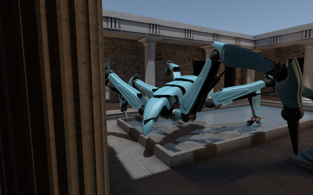 Spiderbot, 3D Modelling © Vadim Kosmowski